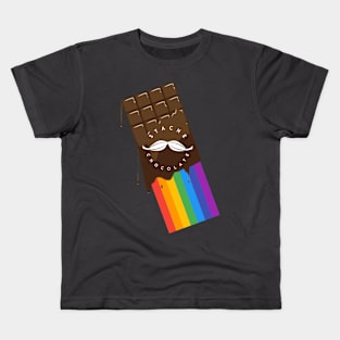 Stache Chocolate Pride Bar Kids T-Shirt